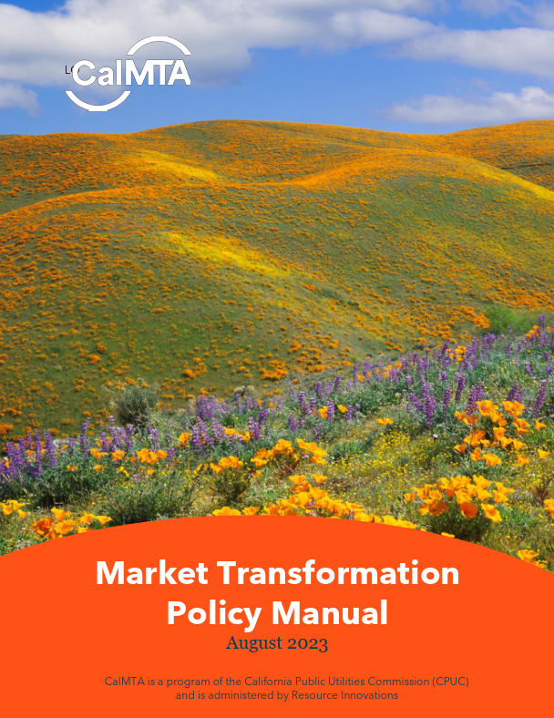 Market Transformation Policy Manual
