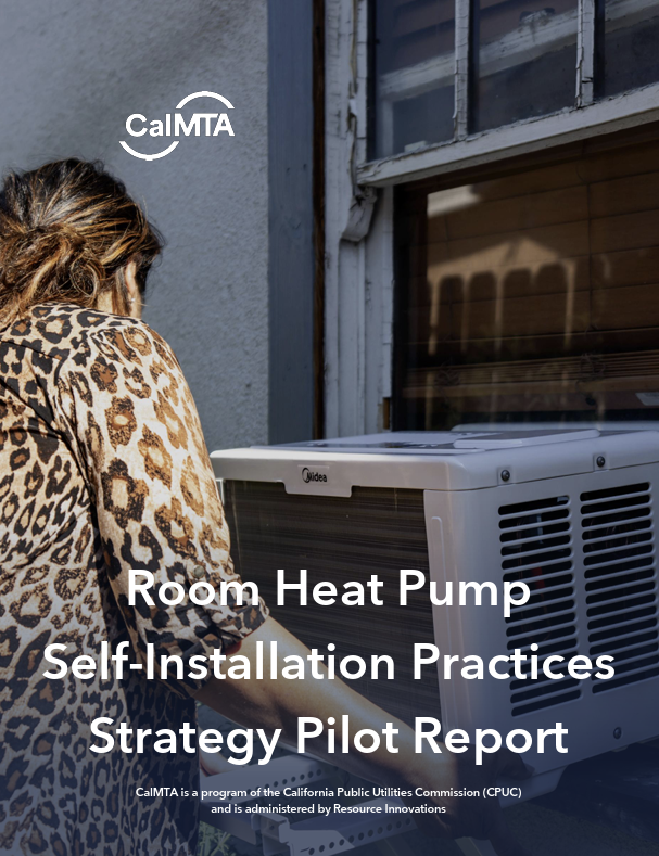 Room Heat Pump Self-Installation Strategy Pilot Report