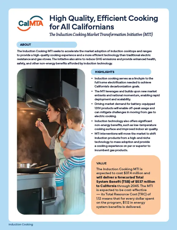 Induction Cooking MTI Overview