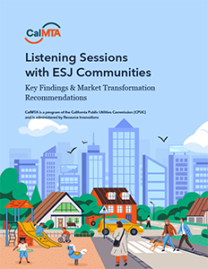 Listening Sessions with ESJ Communities report cover